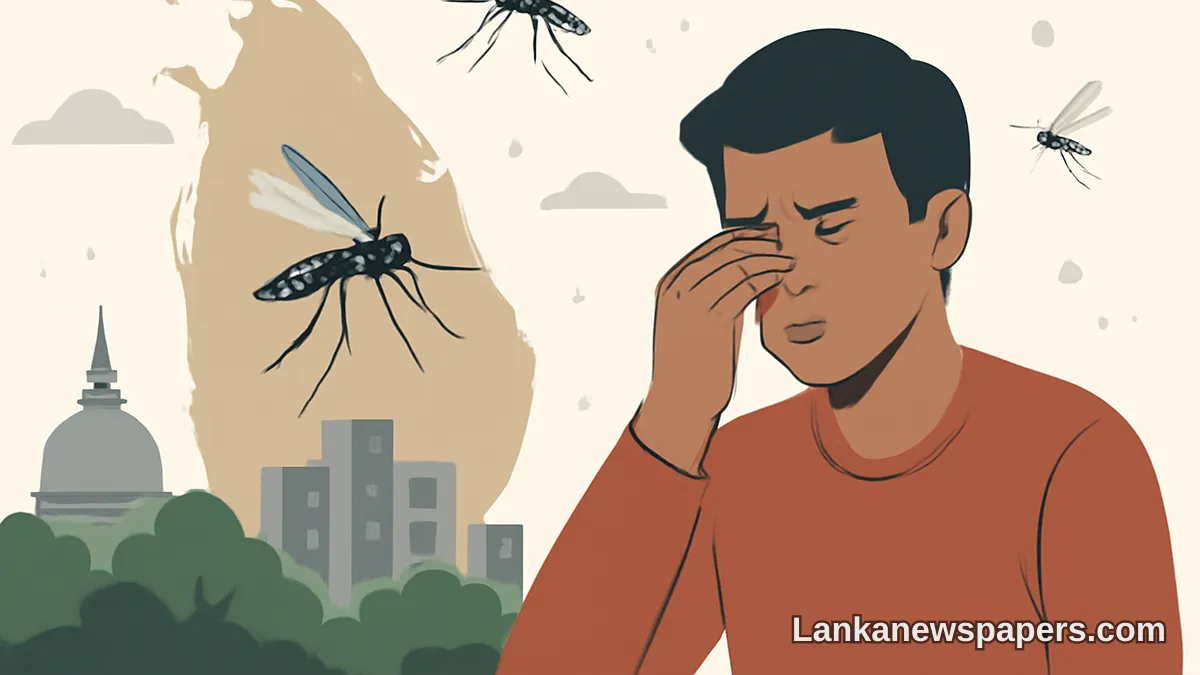 ශ්‍රී ලංකාවේ ඩෙංගු අර්බුදය තීව්‍ර වෙමින් — මෙවර වාර්තා වූ රෝගීන් සංඛ්‍යාව 88,000 ඉක්මවයි