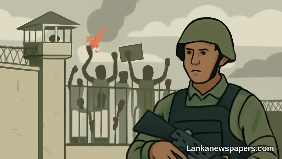 Sri Lanka Calls In Military to Quell Escalating Unrest Inside Prisons