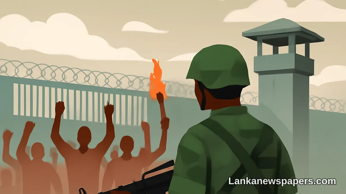 Sri Lanka Calls In Military to Quell Escalating Unrest Inside Prison Walls
