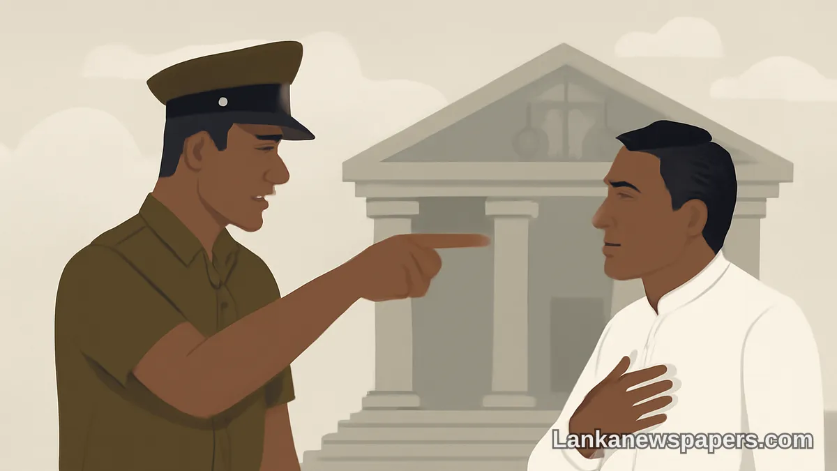 Police Accused of Threatening Pradeshiya Sabha Chief Following Thaiyiddy Court Decision