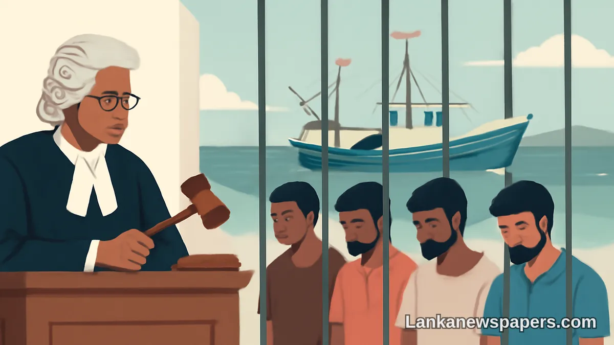 Sri Lankan Court Remands Indian Fishermen Rescued Near Rameswaram Waters