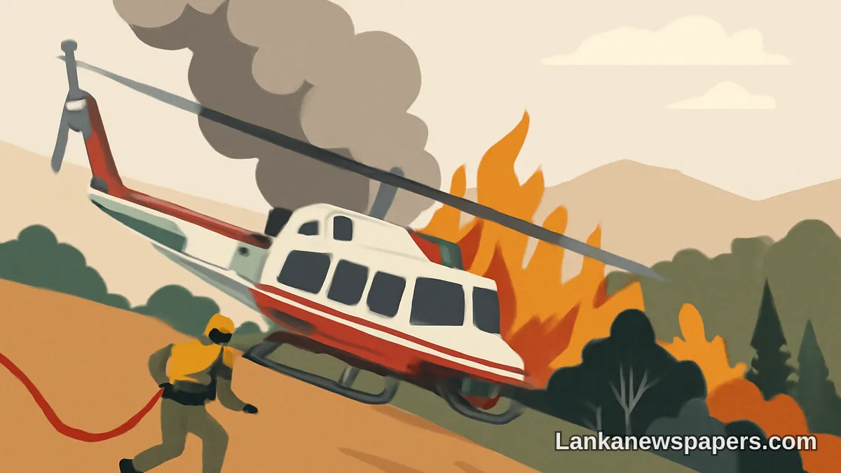 Two Killed as Firefighting Helicopter Crashes During Utah Wildfire Operation