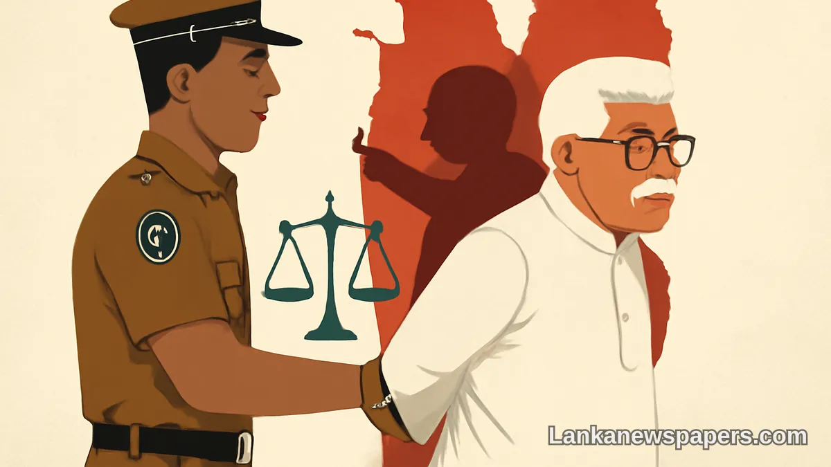 Sri Lanka Police Arrest SLPP Party Chief Over Alleged Death Threat