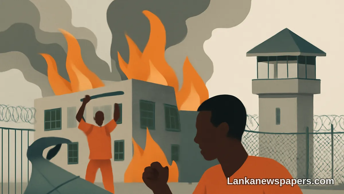 Prison Riots Cause Nearly $300,000 Worth of Destruction Across Sri Lanka's Correctional Facilities
