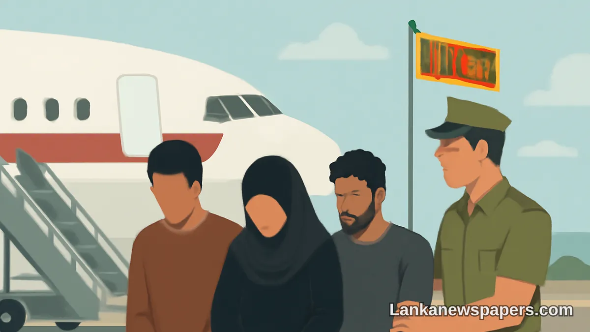 රත්මලාන සයිමා සහ සහකරුවන් දෙදෙනෙකු නීතියට මුහුණ දීමට ශ්‍රී ලංකාවට ආපසු ගෙනෙයි