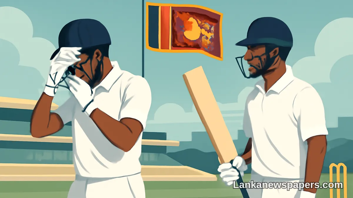 Dickwella Called Up as Mendis Injury Forces Sri Lanka Reshuffle Ahead of India Test Series