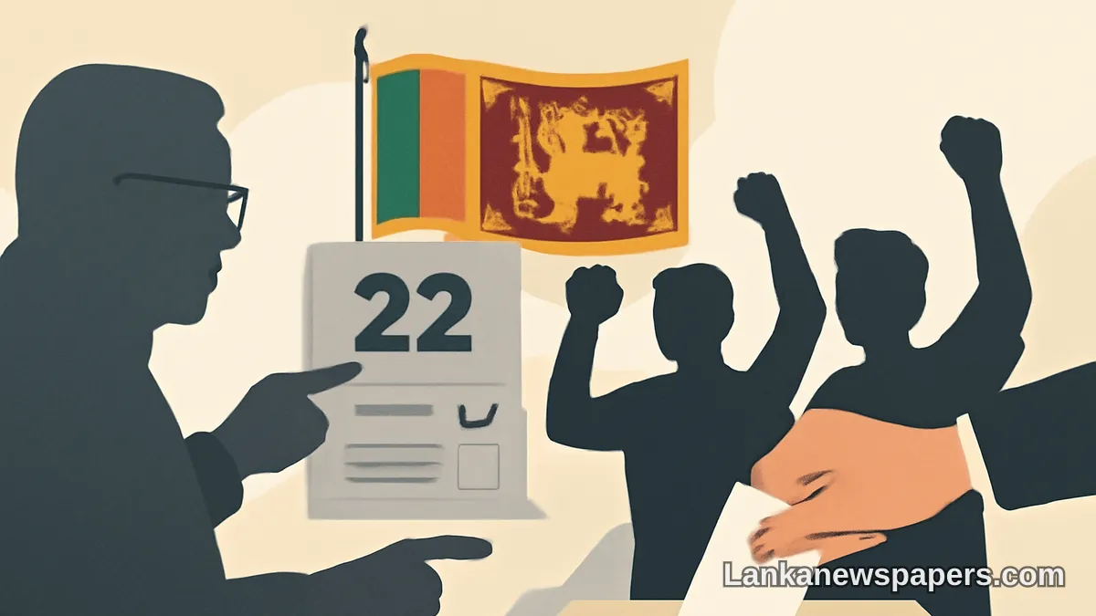 Joint Opposition Urges President to Put 22nd Constitutional Amendment to a Public Referendum