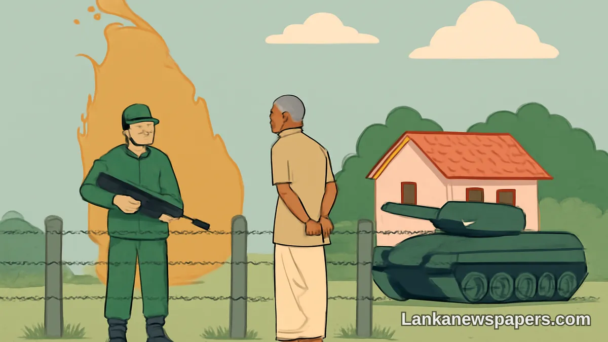 යුද්ධය අතරතුර අත්පත් කරගත් ඉඩම් ආපසු දීමට ශ්‍රී ලංකා රජය ප්‍රතික්ෂේප කරයි