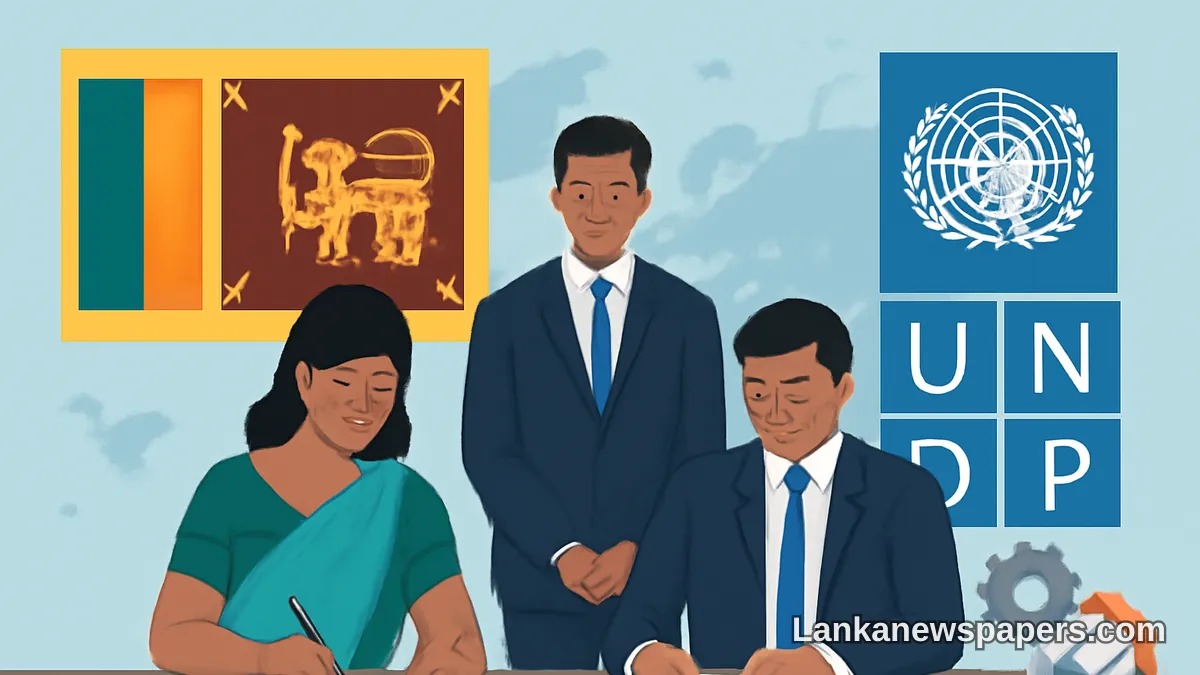 Sri Lanka Signs MoU with UNDP to Strengthen Technical Skills for Industrial Transformation