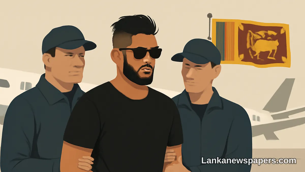 Notorious Underworld Figure Kanjipani Imran Set for Extradition to Sri Lanka