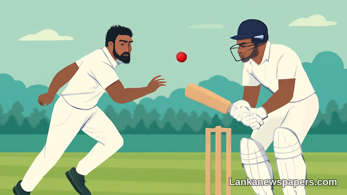 පළමු ටෙස්ට් තරගයේදී ඉන්දියාව 462 ක් රැස් කරත්ම ශ්රී ලංකාවට දැඩි රන් හඹා යෑමක් — සිරාජ් මුල් දිනිත්ම ප්රහාරයට