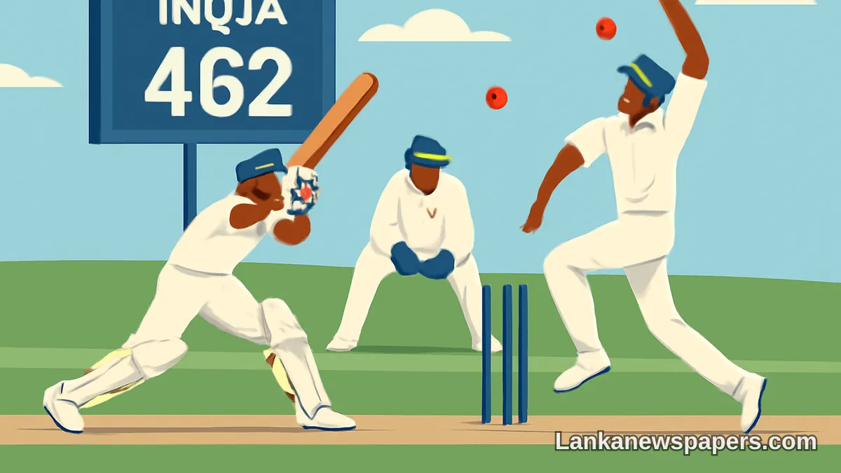 India Post 462 All Out to Put Sri Lanka Under Pressure in First Test