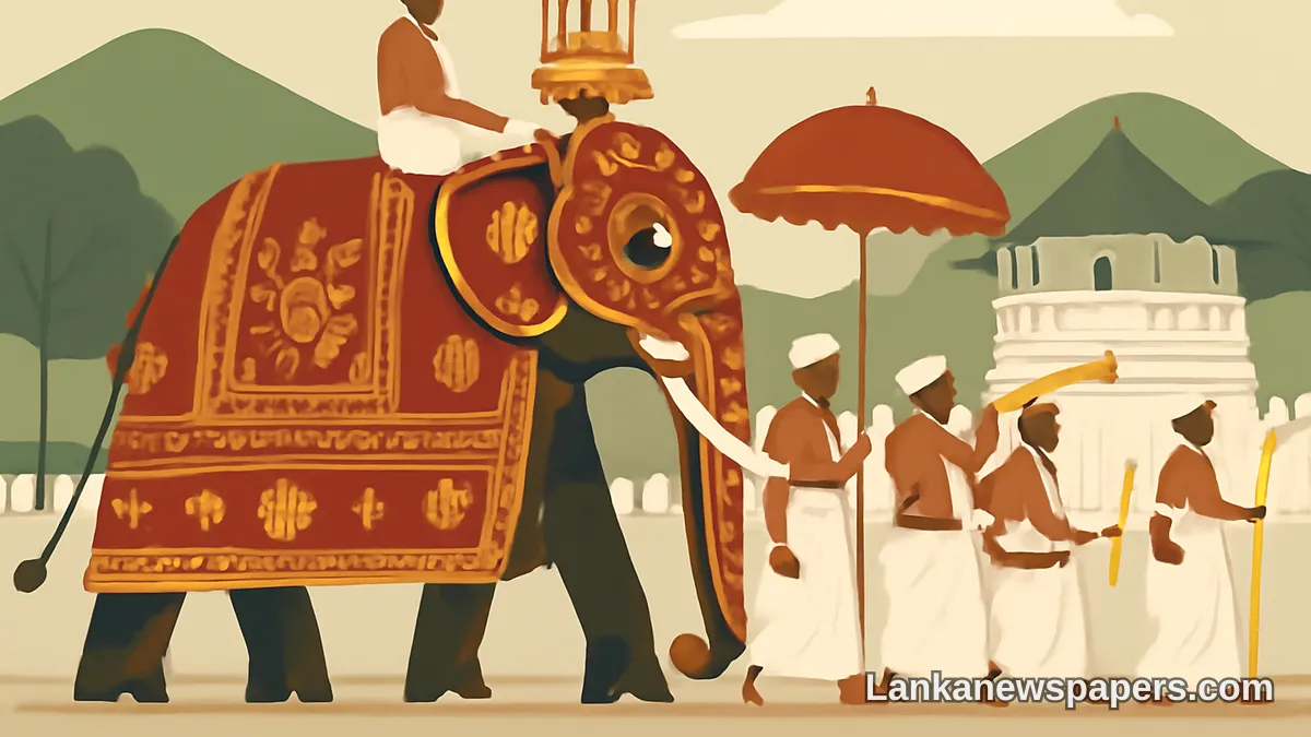 Kandy Esala Perahera 2026 to Commence on August 18 with First Kumbal Procession