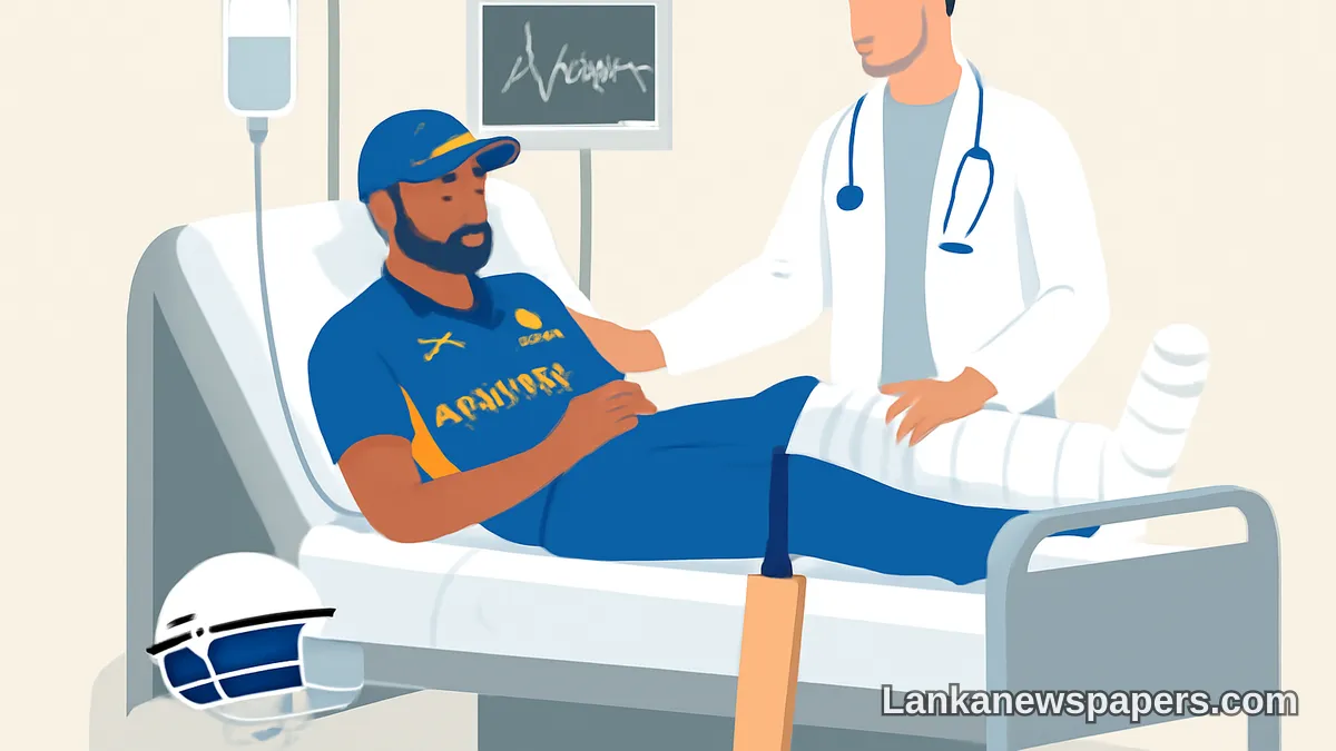 Chandimal Hospitalised After Suffering Serious Injury During Sri Lanka vs India Encounter