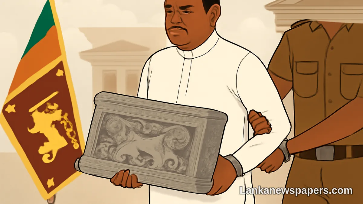Former Sri Lankan Minister Nabbed Over Theft of Historically Significant Royal Stone
