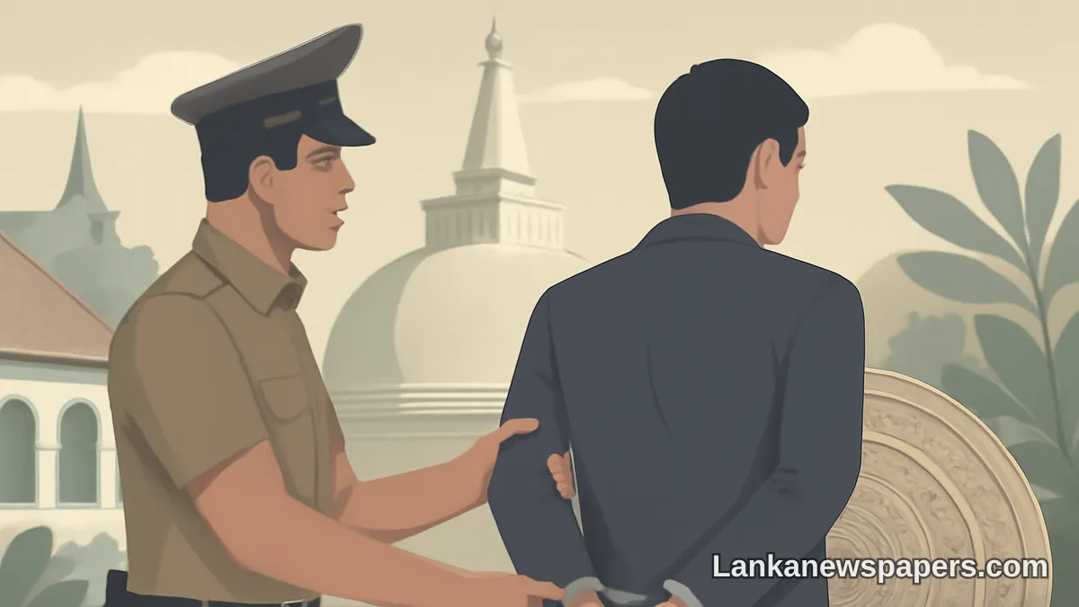 Former Sri Lankan Minister Arrested Over Theft of Ancient Royal Sacred Stone