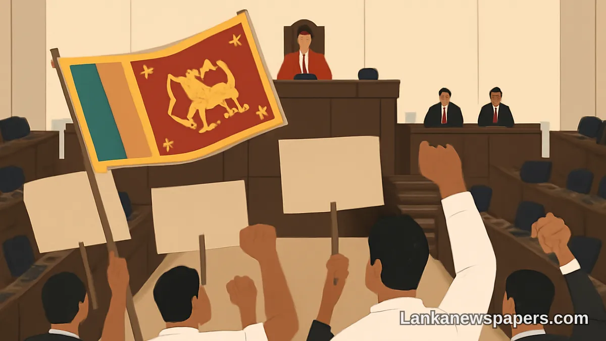 Opposition Mounts Parliamentary Protest Over Controversial 22nd Amendment Tabling