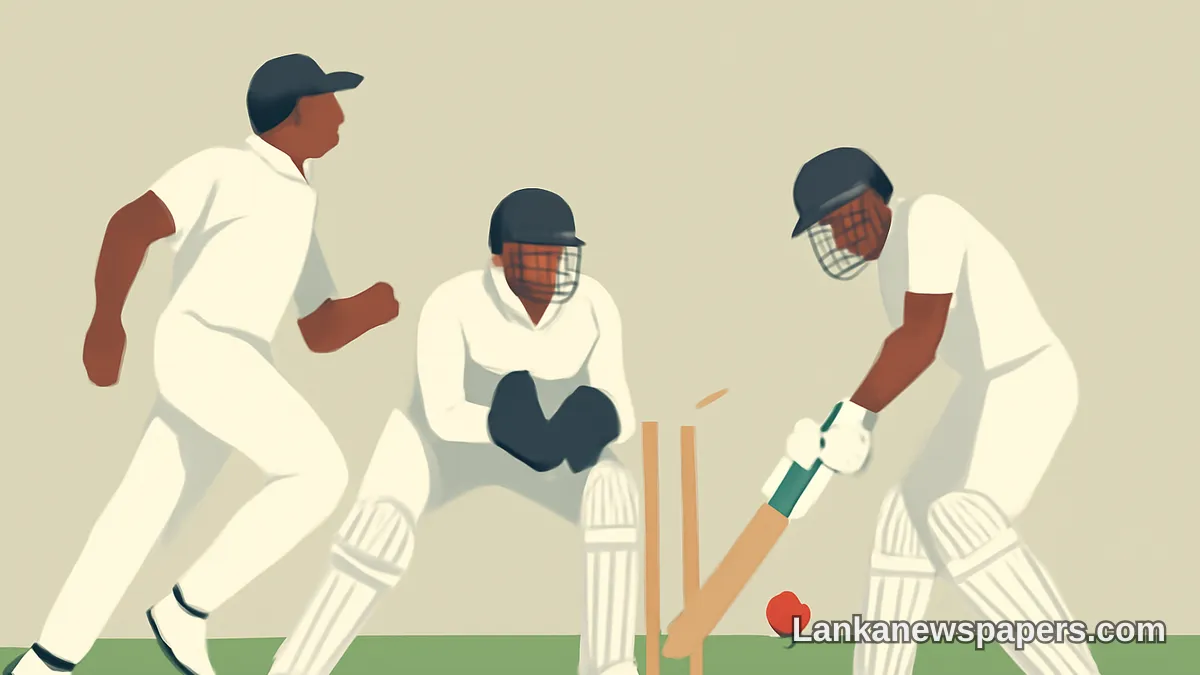 Controversial Dismissal Sparks Debate as India's Suthar and Jurel Combine to Remove Sri Lankan Batsman in First Test