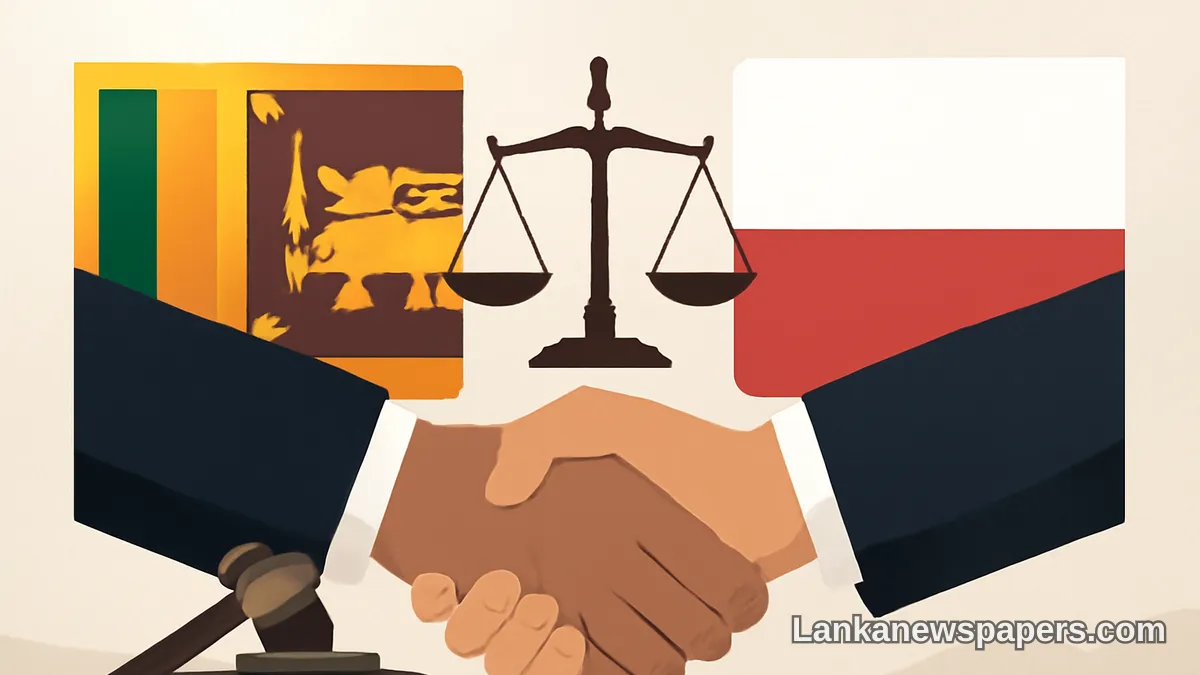 Sri Lanka and Poland to Strengthen Legal Ties With New Extradition Treaty