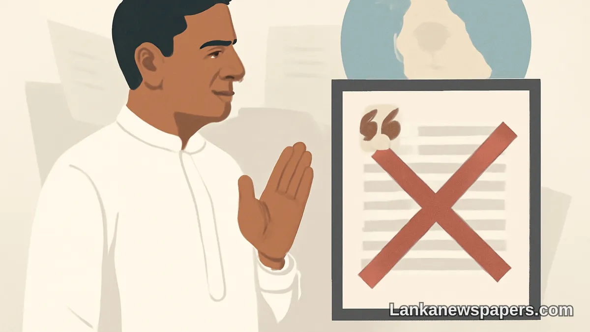 හිටපු ශ්‍රී ලාංකික නිලධාරියෙකුට අසත්‍ය ලෙස ආරෝපණය කළ ව්‍යාජ උද්ධෘතයක් — AFP කරුණු සත්‍යාපනය