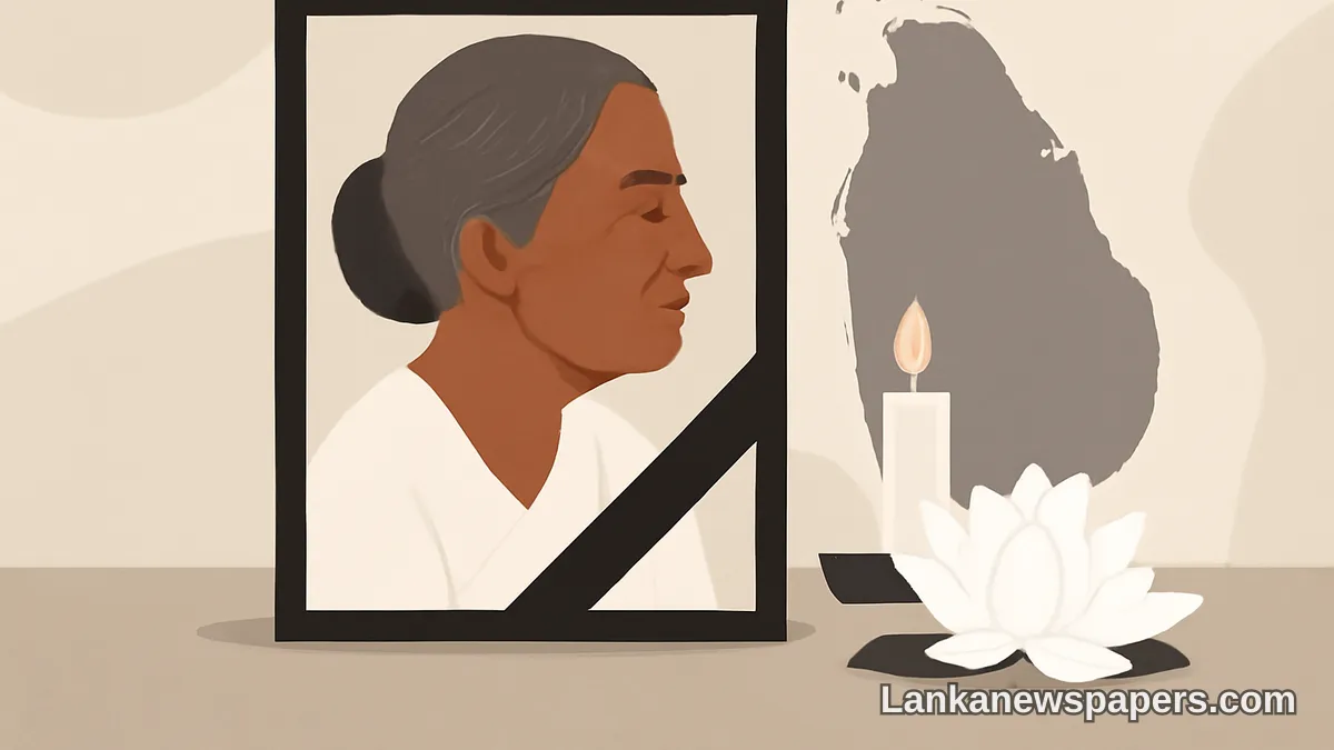 ශ්රී ලංකාව අසිරිමත් ගායිකාව නන්දා මාලිනී 82 වන වියේදී අහිමි වීමට ශෝක වෙයි