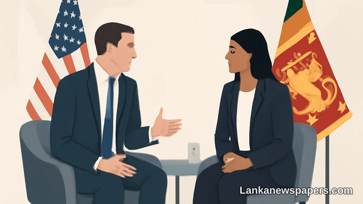 එක්සත් ජනපද තානාපති නාමන අපේක්ෂකයා වොෂිංටනයේ ශ්‍රී ලංකා භාර තානාපතිවරයා සමඟ සාකච්ඡා පවත්වයි