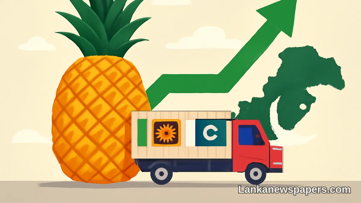 Sri Lankan Pineapples Make Historic Entry Into Pakistani Market
