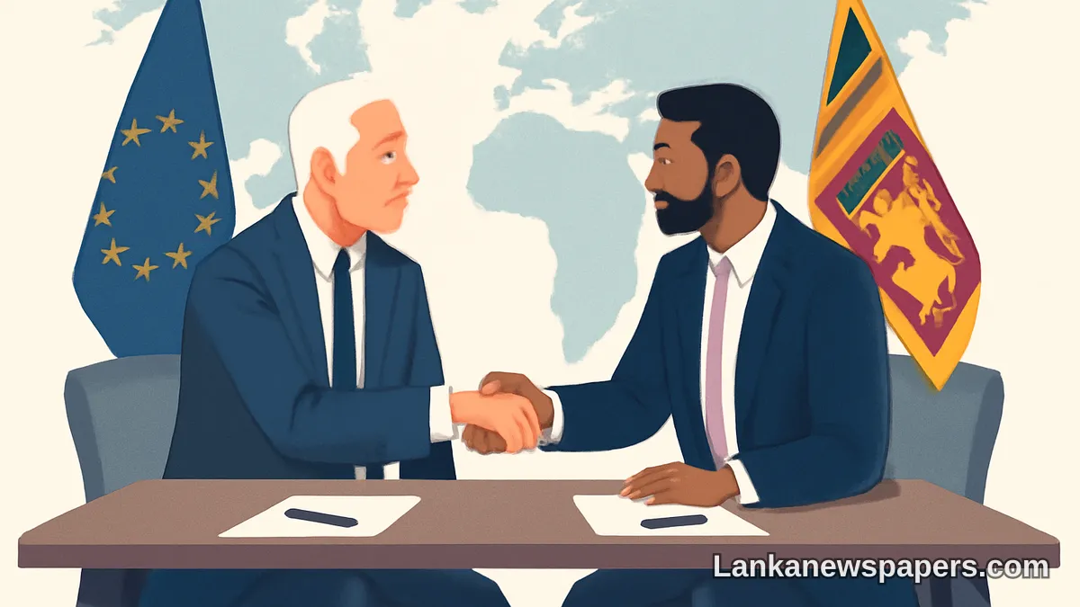 පිටත්ව යන යුරෝපා සංගමයේ තානාපතිවරයා ශ්‍රී ලංකාව සමඟ ආර්ථික සබඳතා ශක්තිමත් කිරීම කෙරෙහි අවධානය යොමු කරමින් සමුගැනීමේ සාකච්ඡා පවත්වයි