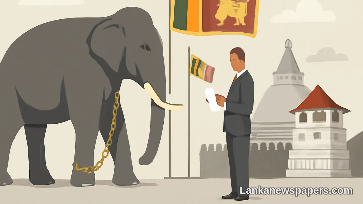 පෙරහැර සඳහා අල්ලාගත් අලි භාවිතය නියාමනය කිරීමට රජය ගැසට් නීති සකස් කරයි — නියෝජ්‍ය අමාත්‍යවරයා හෙළිකරයි