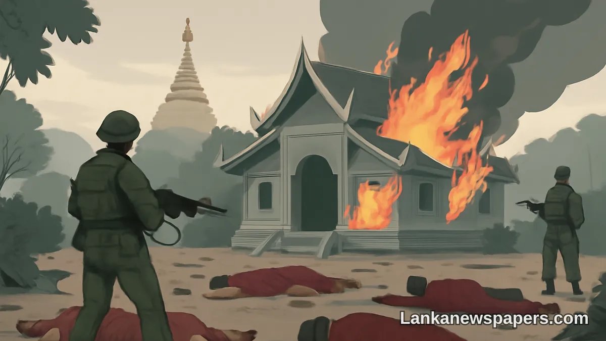 Fourteen Dead as Myanmar Military Strikes Monastery in Dawn Attack
