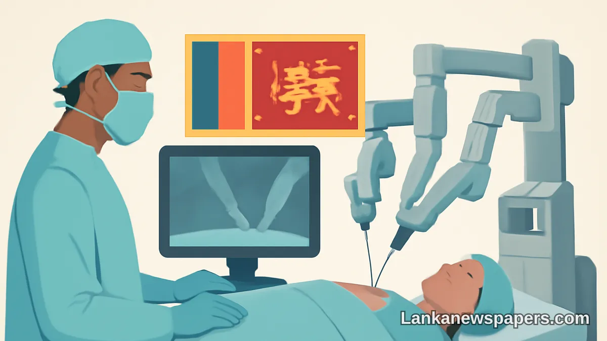 Indian Surgeon Performs Sri Lanka's First Live Robotic Surgery in Landmark Medical Achievement