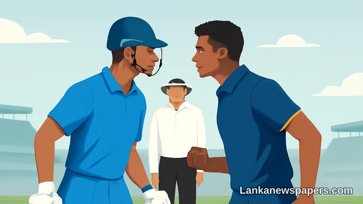 ශ්‍රීලාංකික ක්‍රීඩකයෙකු සමඟ පිටියේදී ඇතිවූ ගැටුමකින් පසු යශස්වි ජයිස්වාල් ICC විනය ක්‍රියාමාර්ගයකට මුහුණ දෙයි
