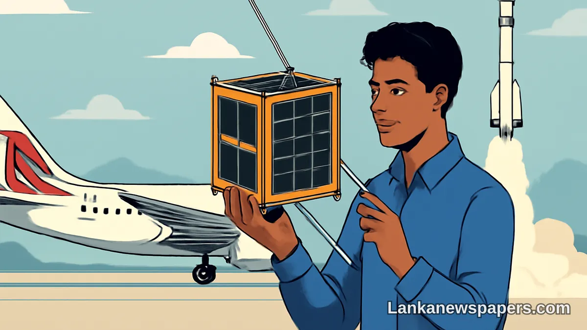 SriLankan Airlines Backs Young Local Talent in Groundbreaking ShakthiSAT Space Mission