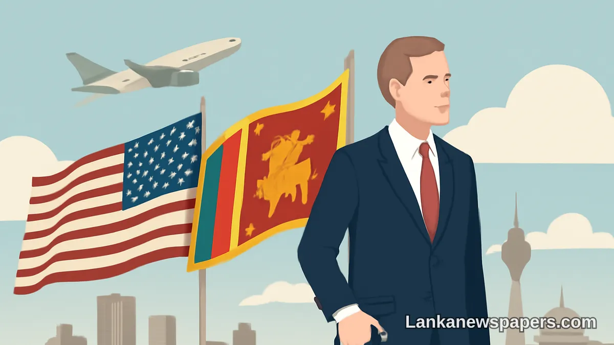 New U.S. Ambassador Eric Meyer Arrives in Sri Lanka to Assume Post