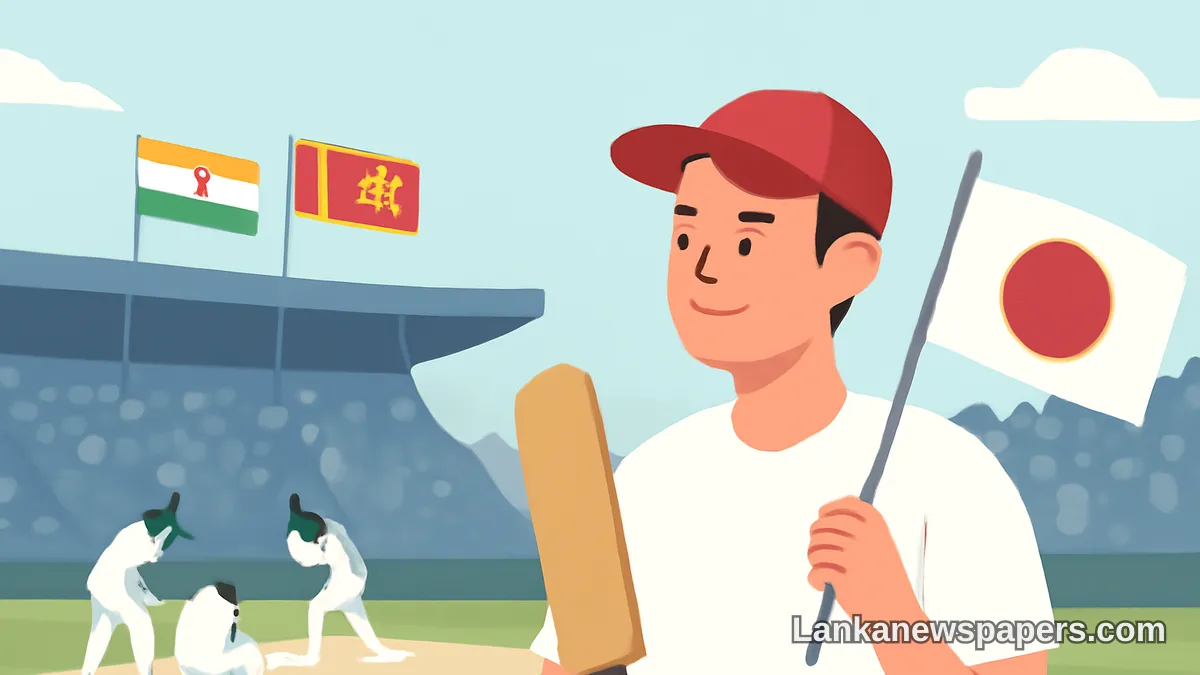 Japanese Cricket Enthusiast Becomes Unlikely Star of India-Sri Lanka Test Match