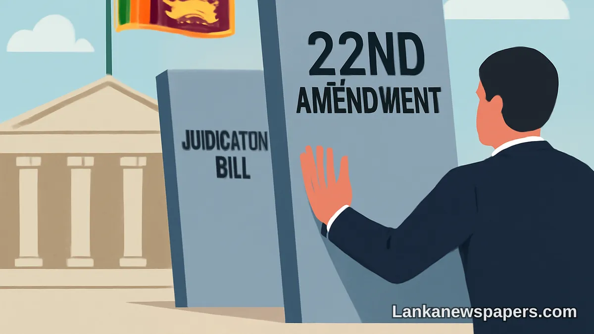 Government Firm on Pushing Through 22nd Amendment and Judicature Bill, Says Justice Minister