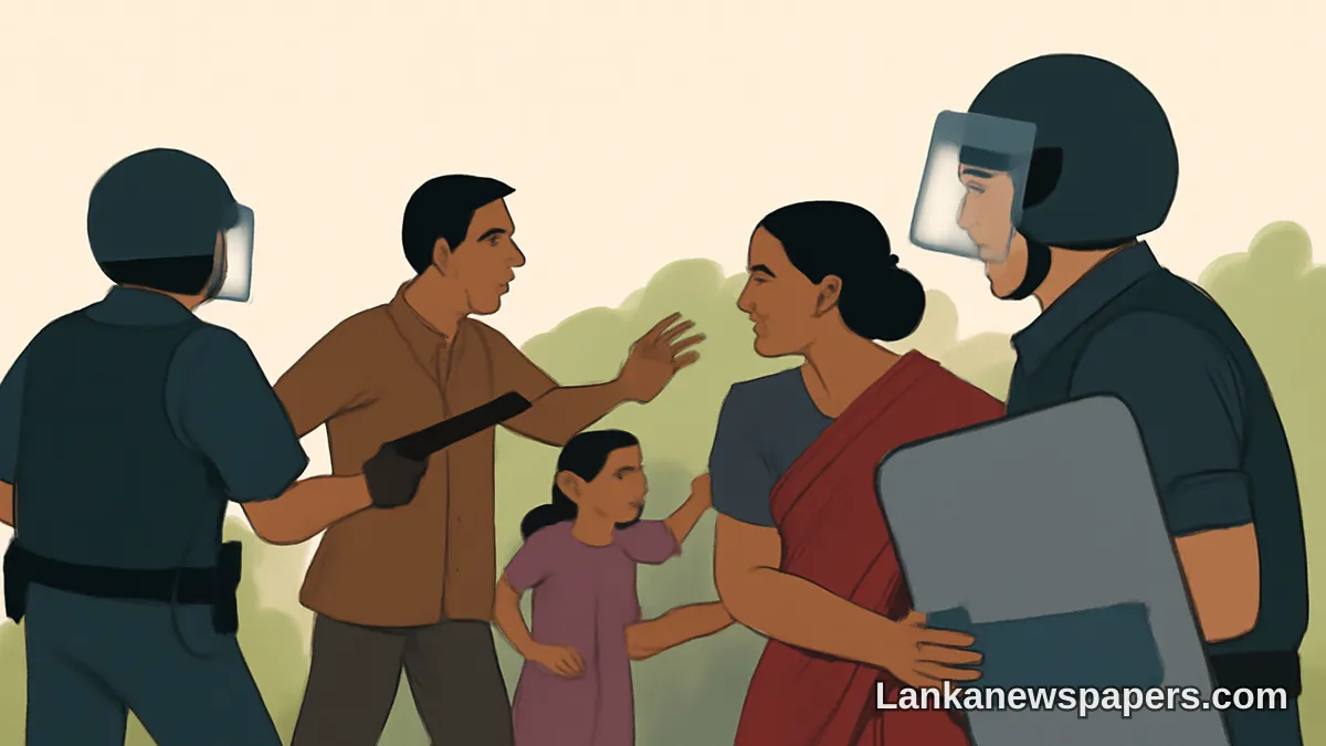 Jaffna Protest Dismantled as Police Forcefully Remove Tamil Families Demanding Answers on the Disappeared