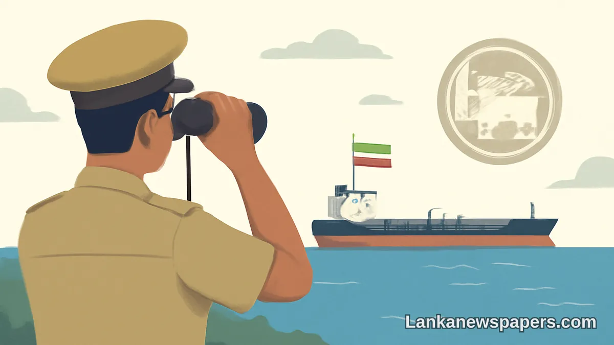 ශ්රී ලංකාවේ සුවිශේෂී ආර්ථික කලාපය අසල ක්රියාත්මක වන ඉරාන තෙල් ටැංකර් නෞකා රජය විසින් නිරීක්ෂණය කෙරේ
