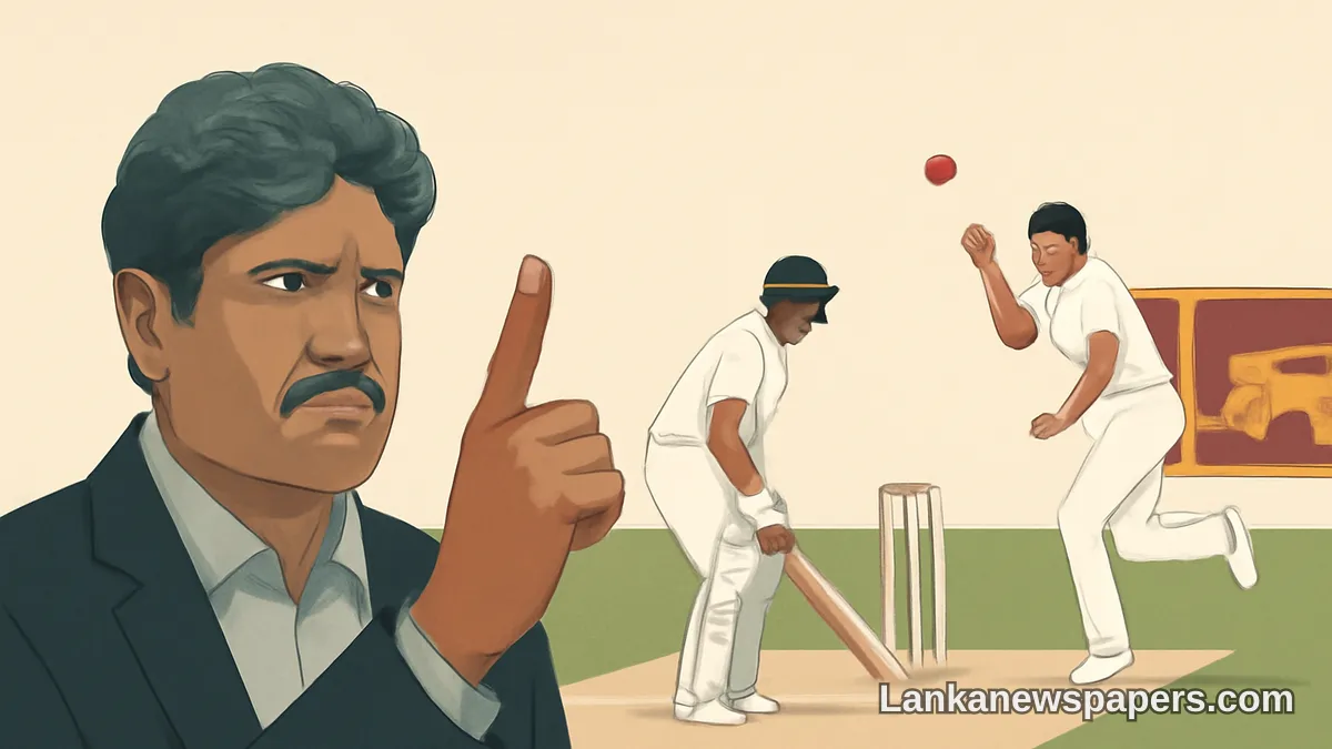 ෆොලෝ-ඔන් ලබා දී ජය ගත නොහැකි වූ ඉන්දියාවට කපිල් දේව්ගේ දැඩි විවේචනය
