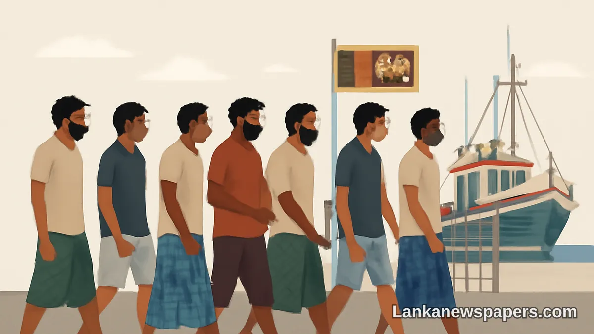 ශ්‍රී ලංකාවේ වසර දෙකක සිර දඬුවම් විඳි දෙමළනාඩු ධීවරයින් හත් දෙනෙකු නිවෙස් බලා පිටත්වෙයි