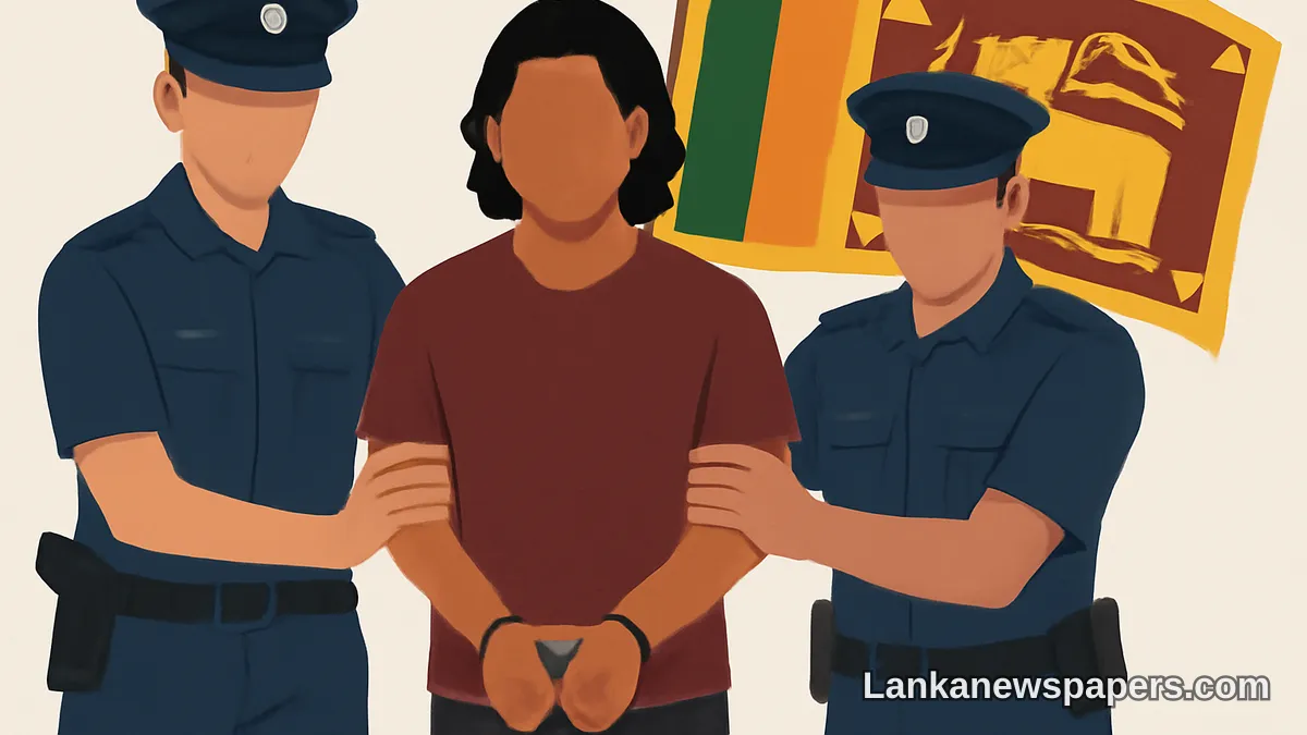 Notorious Suspect "Welle Saranga" Taken Into Custody by Sri Lanka Authorities