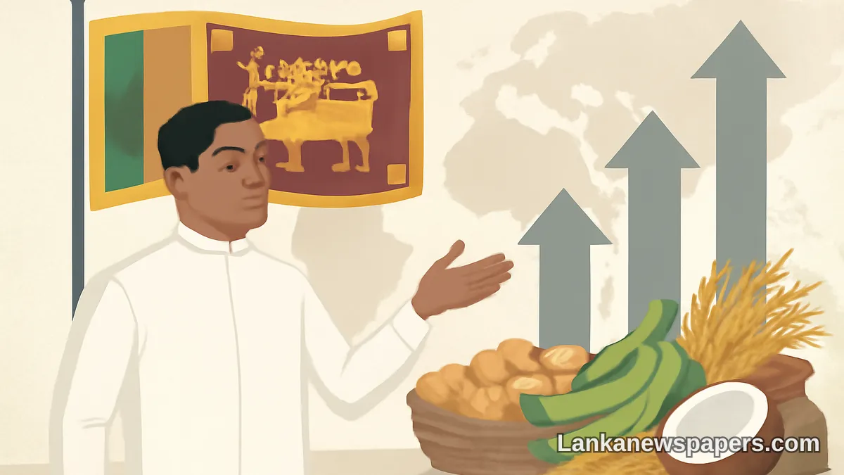 ශ්‍රී ලංකාවේ කෘෂිකාර්මික අපනයන ලෝක වෙළඳපොළේ ශක්තිමත් ගතිවේගයක් ලබා ගනිමින් තිබේ - නියෝජ්‍ය අමාත්‍යවරයා