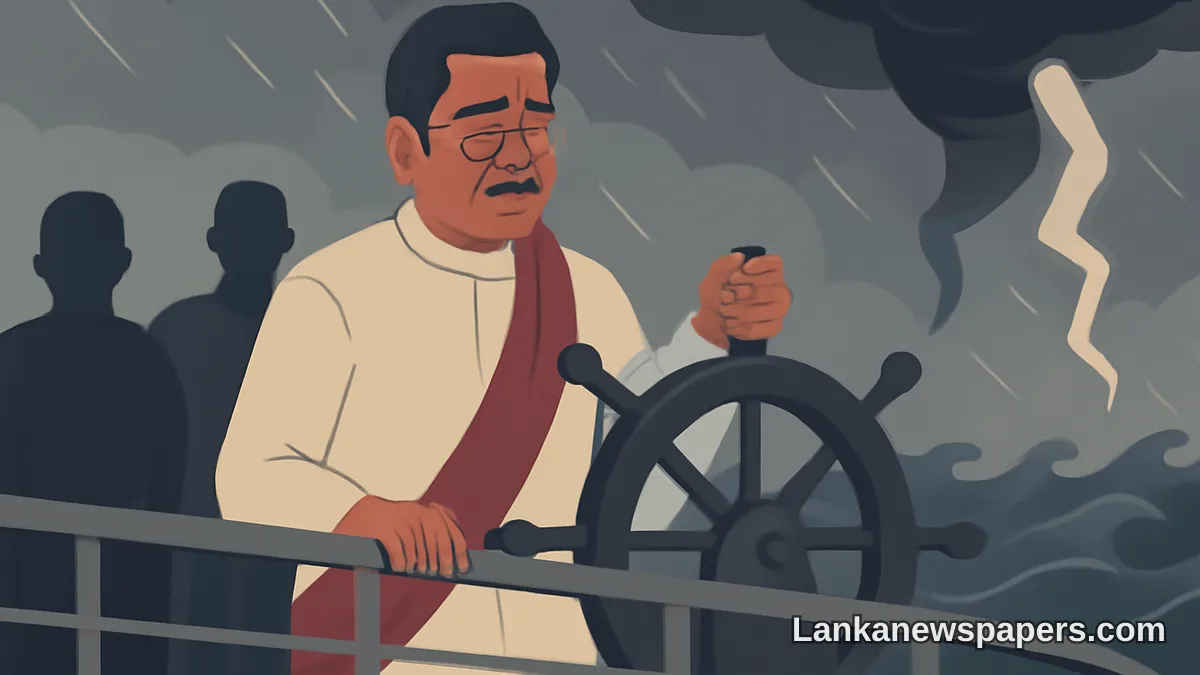ශ්රී ලංකාවේ ක්ෂමතාධාරී සන්ධානය දේශපාලනික හා ආර්ථික පීඩනවල උපරිම කුණාටුවකට මුහුණ දෙයි