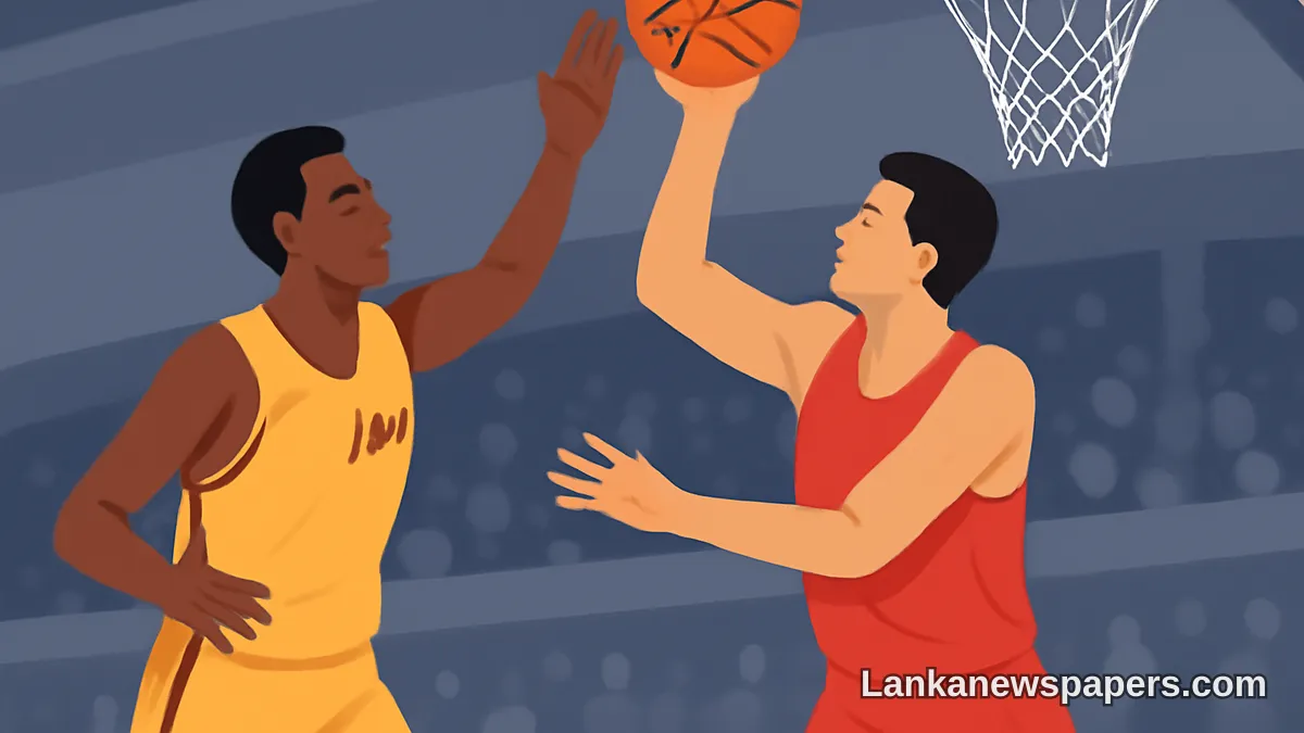 FIBA ආසියා කප් පූර්ව සුදුසුකම් තරගාවලියේදී ශ්‍රී ලංකාව කිර්ගිස්තානය අතර තීරණාත්මක ජයග්‍රහණයක් ලබා ගනී