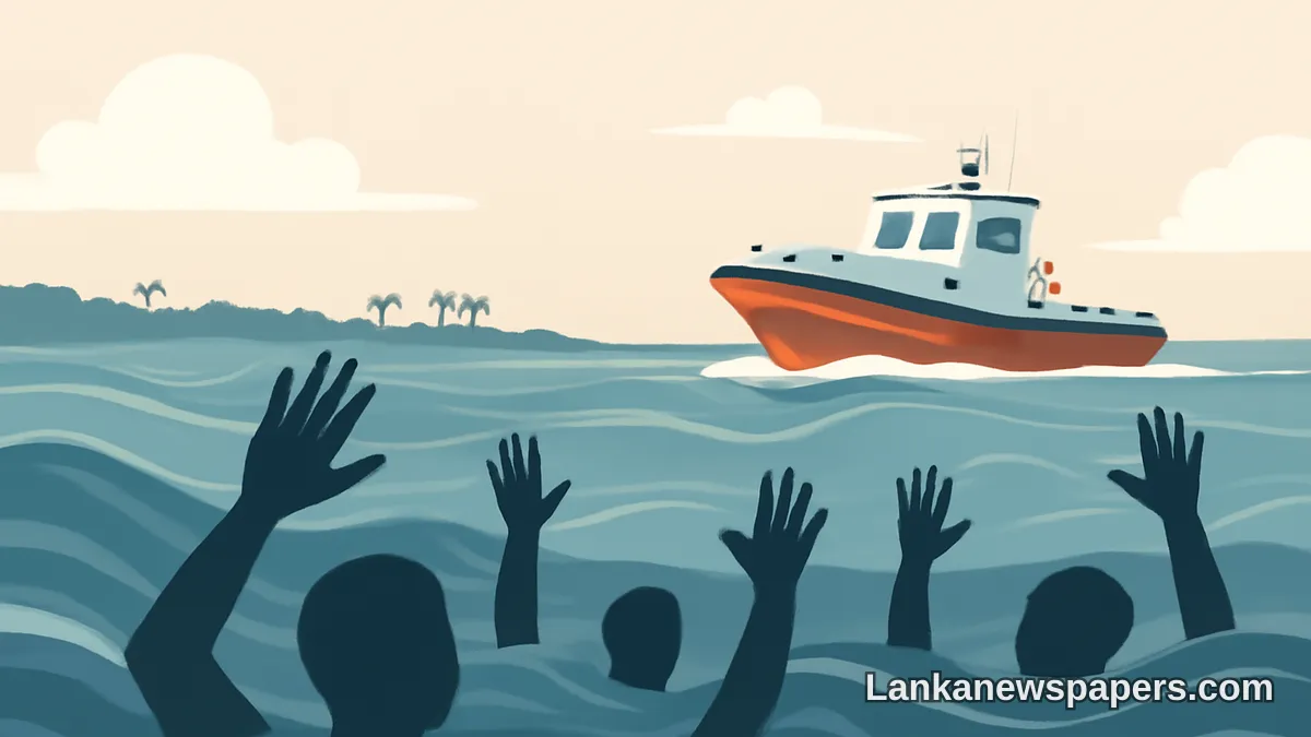 පාමුණුගම වෙරළ තීරයේ ගිලෙන සිද්ධියකින් පසු පුද්ගලයන් හතර දෙනෙකු අතුරුදහන්
