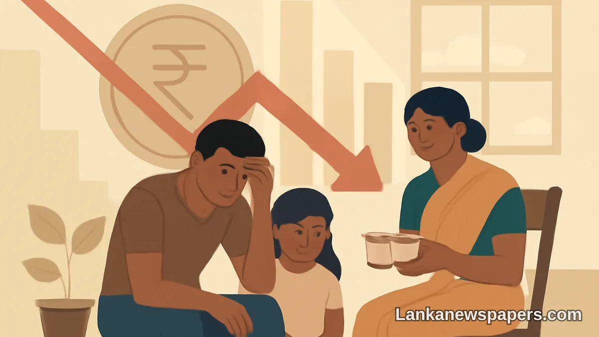 Sri Lankans Continue to Struggle as Economic Hardship Grips Household Finances