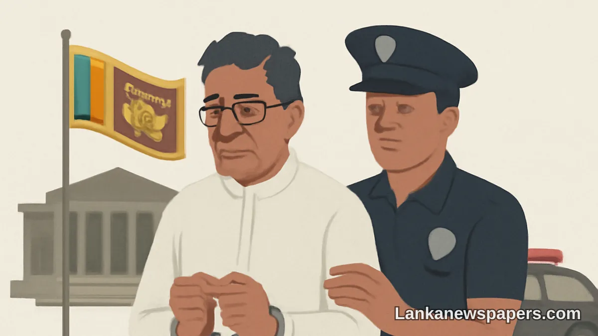 දූෂණ චෝදනා මත හිටපු ශ්‍රී ලංකා මුදල් අමාත්‍යවරයා අත්අඩංගුවට