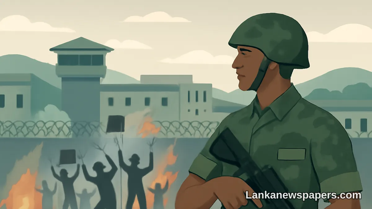 හමුදාව යොදවයි — ශ්රී ලංකාව පුරා බන්ධනාගාර අසාන්තිය පැතිරේ