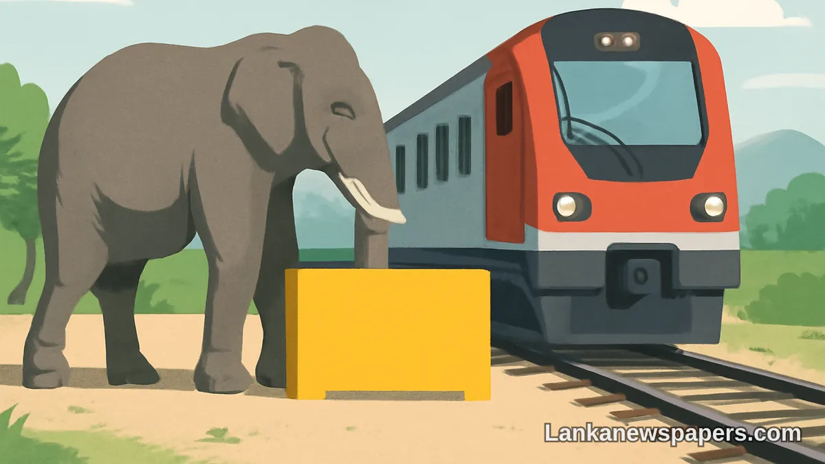 Sri Lanka Takes Major Step to Protect Wild Elephants from Fatal Train Collisions