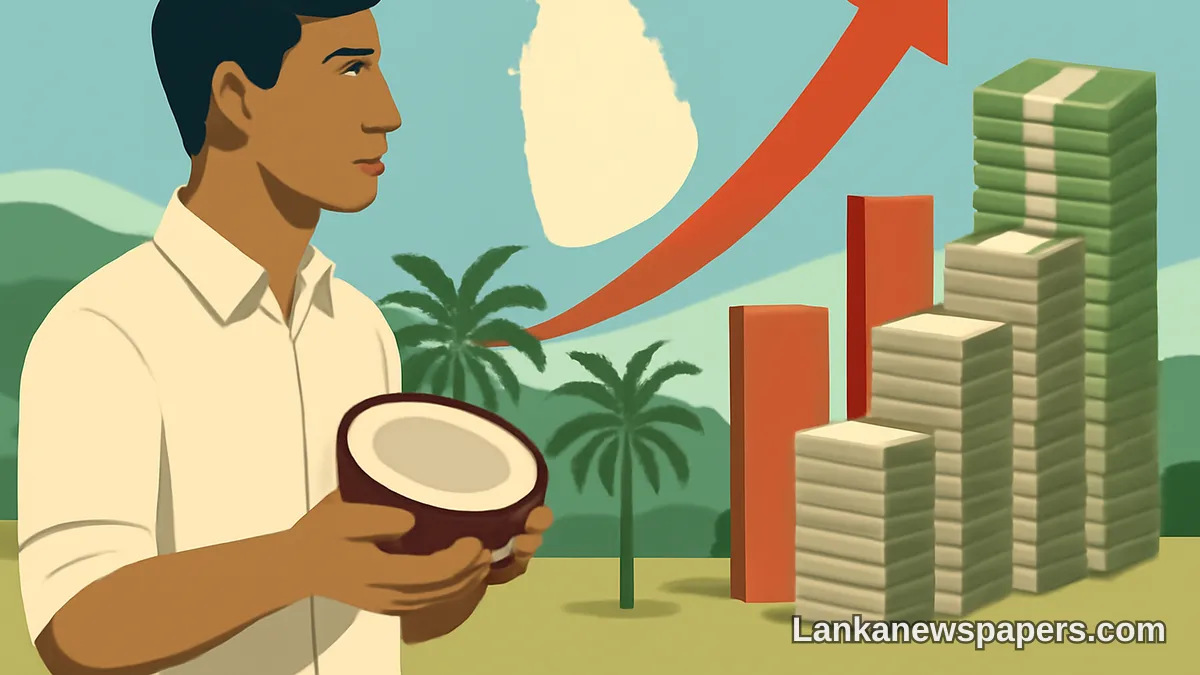 Sri Lanka Sets Sights on US$2.5 Billion Coconut Export Target by 2030